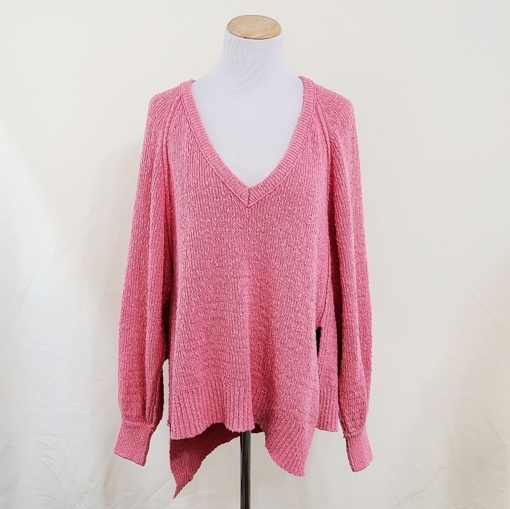 Free People West Coast oversized sweater rose pink - Picture 2 of 8